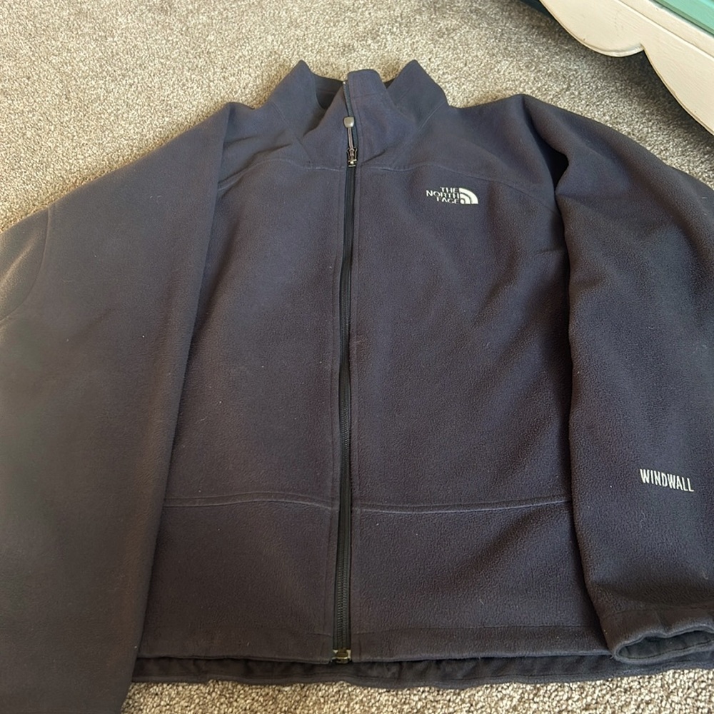 Mens The North Face Windwall Zip Up Fleece Size XL